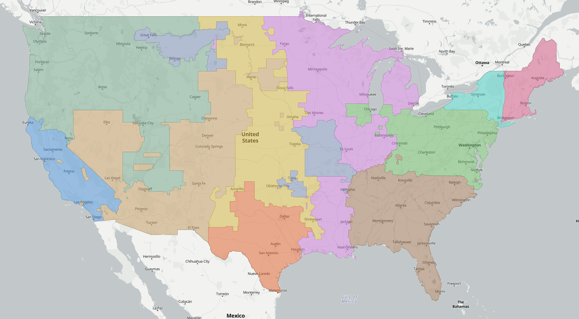 How the US Electric Grid Is Organized